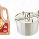 Popcorn Popper, $22
Popcorn, 8 lbs, $23